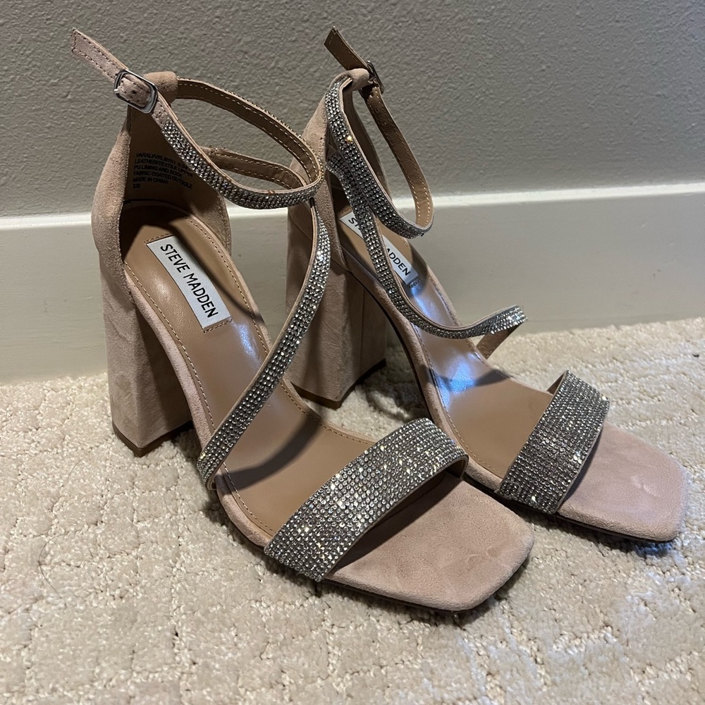 Steve Madden Varali Sparkly Heels - Size 10